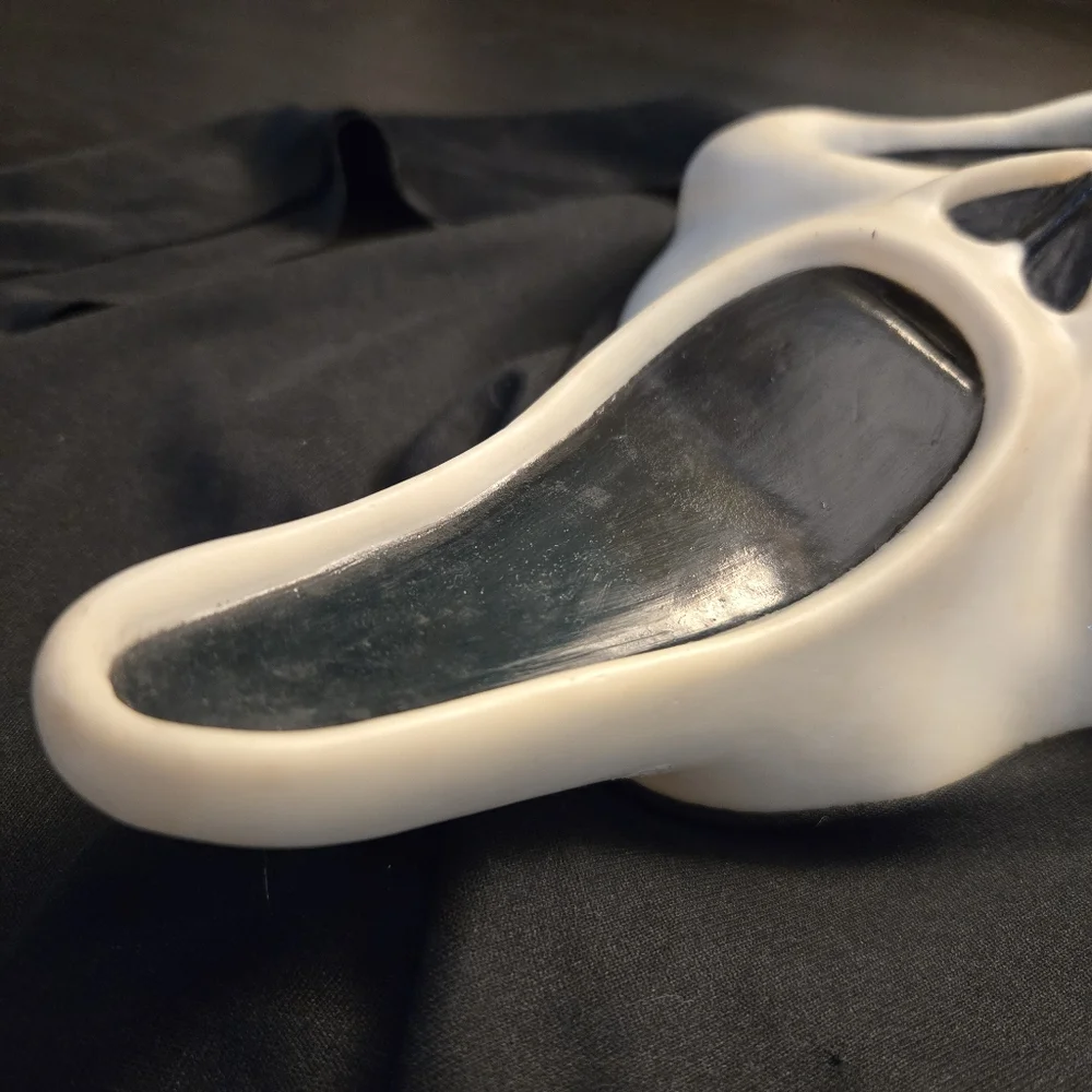 Vintage 90s Ghost Face Scream Mask Easter Unlimited Glow In Dark